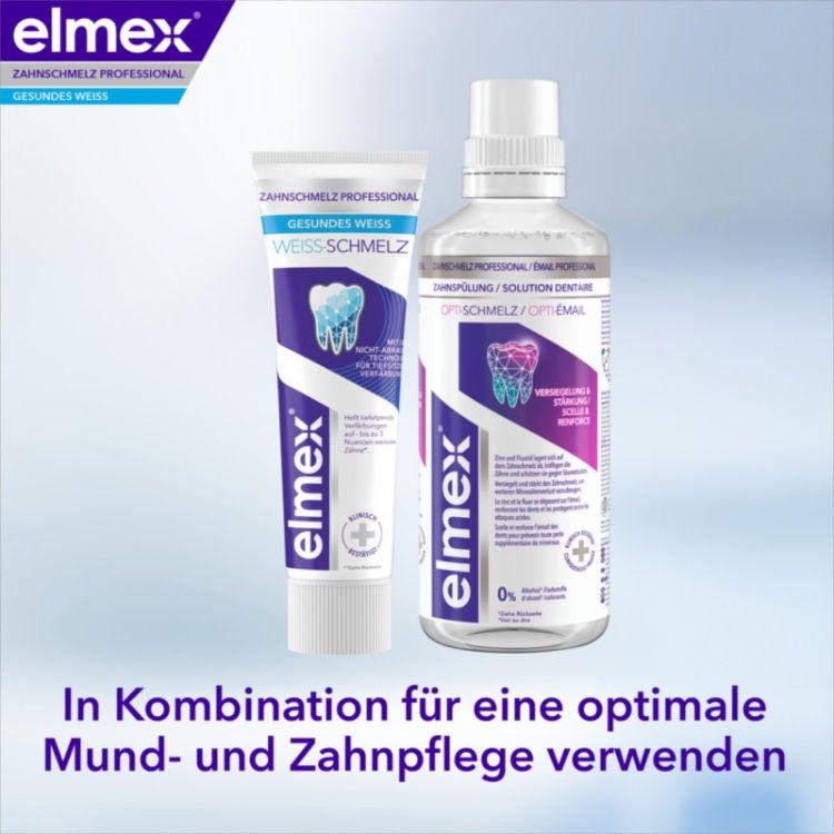elmex® Zahnschmelz Professional Weiss-Schmelz Zahnpasta Vorteil 7