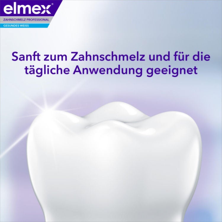 elmex® Zahnschmelz Professional Weiss-Schmelz Zahnpasta Vorteil 4