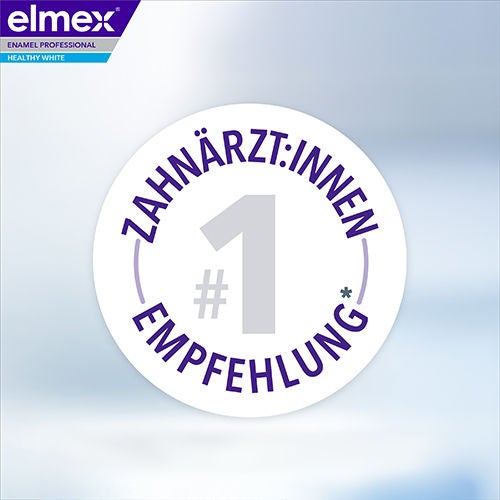 Rundes Siegel mit “Zahnärzt:innen #1 Empfehlung” – von Zahnärzten meistempfohlen.