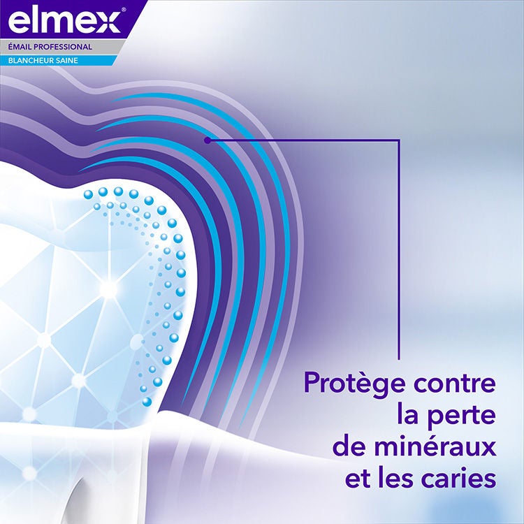 elmex® Zahnschmelz Professional Weiss-Schmelz Zahnpasta Vorteil 3